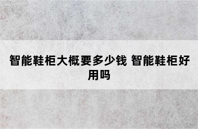 智能鞋柜大概要多少钱 智能鞋柜好用吗